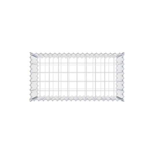 2er Set Gabionen 100 cm x 50 cm x 50 cm (L x H x T), Maschenweite 10 x 10 cm, Spirale