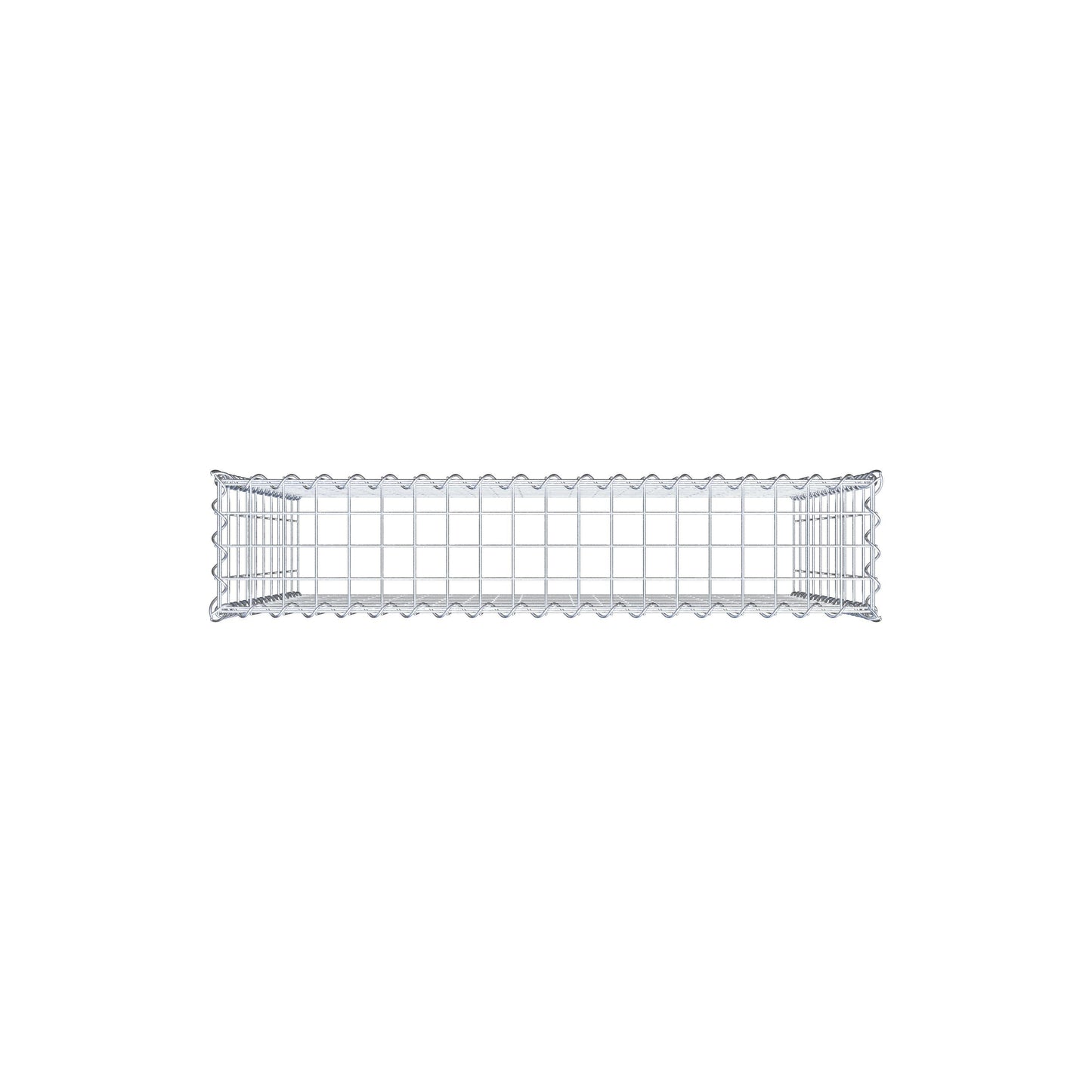 Anbaugabione Typ 3 100 cm x 100 cm x 20 cm (L x H x T), Maschenweite 5 cm x 10 cm, Spirale
