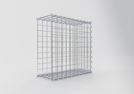 Add-on schanskorf type 2 50 cm x 50 cm x 20 cm (L x H x D), maaswijdte 5 cm x 5 cm, spiraalvormig