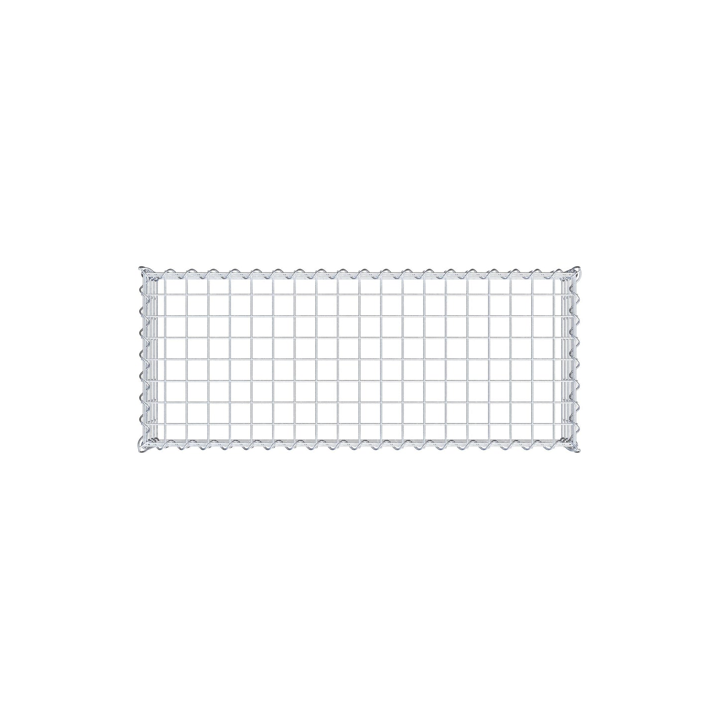 Add-on schanskorf type 3 100 cm x 20 cm x 40 cm (L x H x D), maaswijdte 5 cm x 5 cm, spiraalvormig