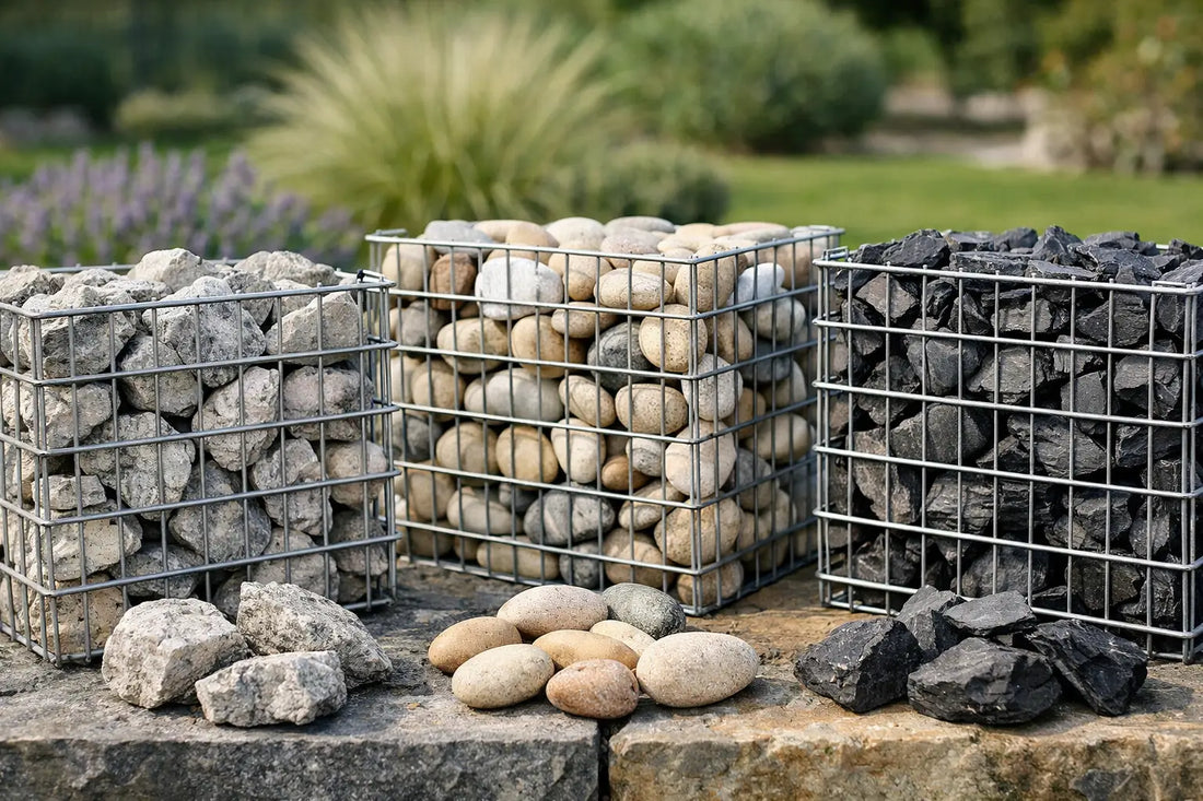 Quelle pierre choisir pour un gabion de jardin ?