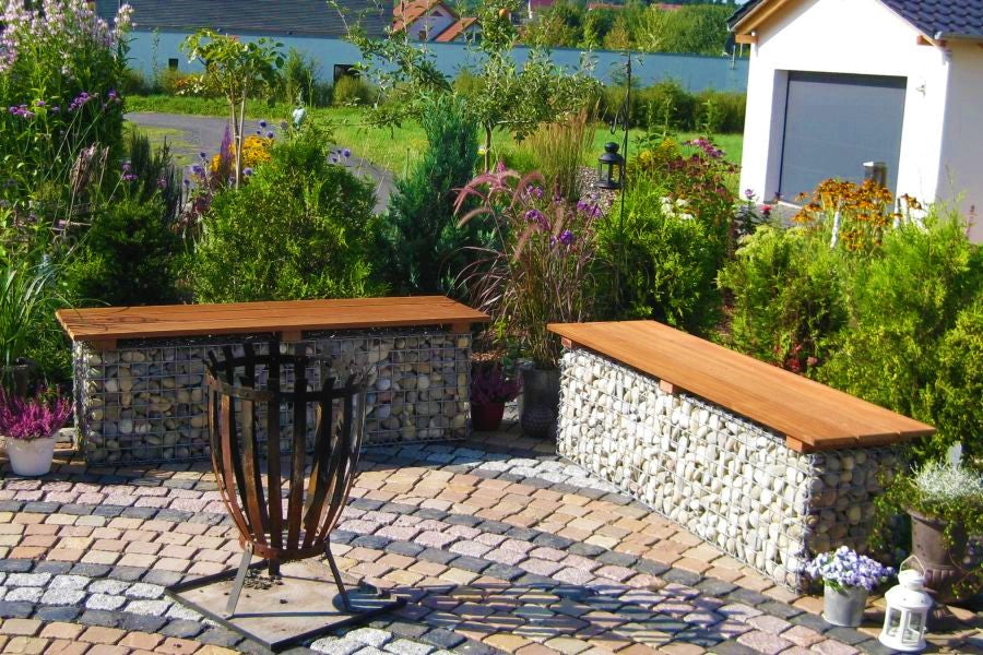 Gabion furniture