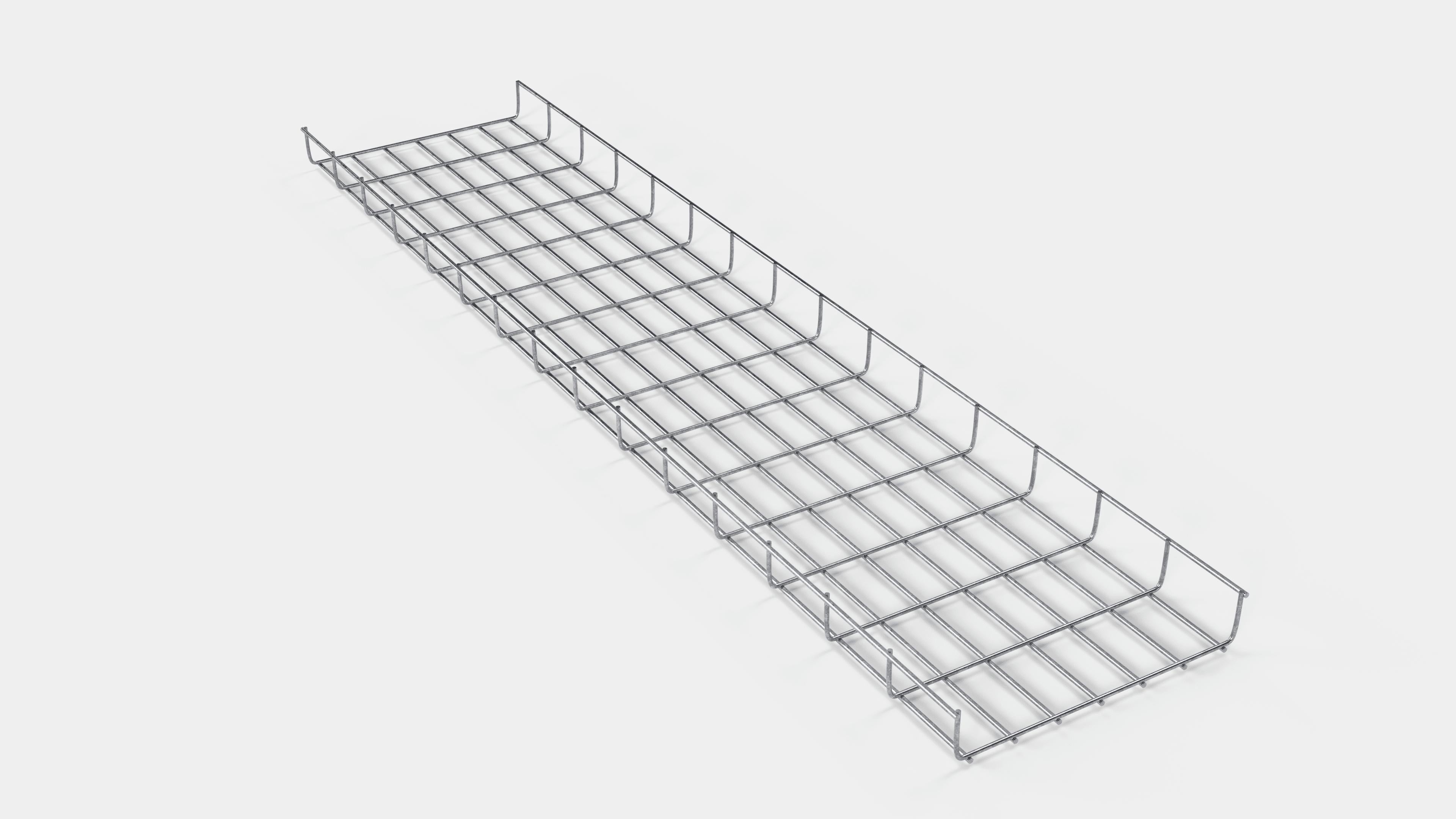 Cable duct length 29 cm, depth 5 cm, mesh size 5 x 10 cm 