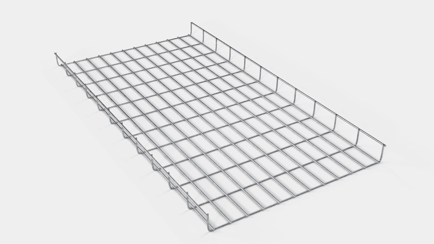 Canal para cables altura 110 cm, profundidad 5 cm, luz de malla 5 x 10 cm