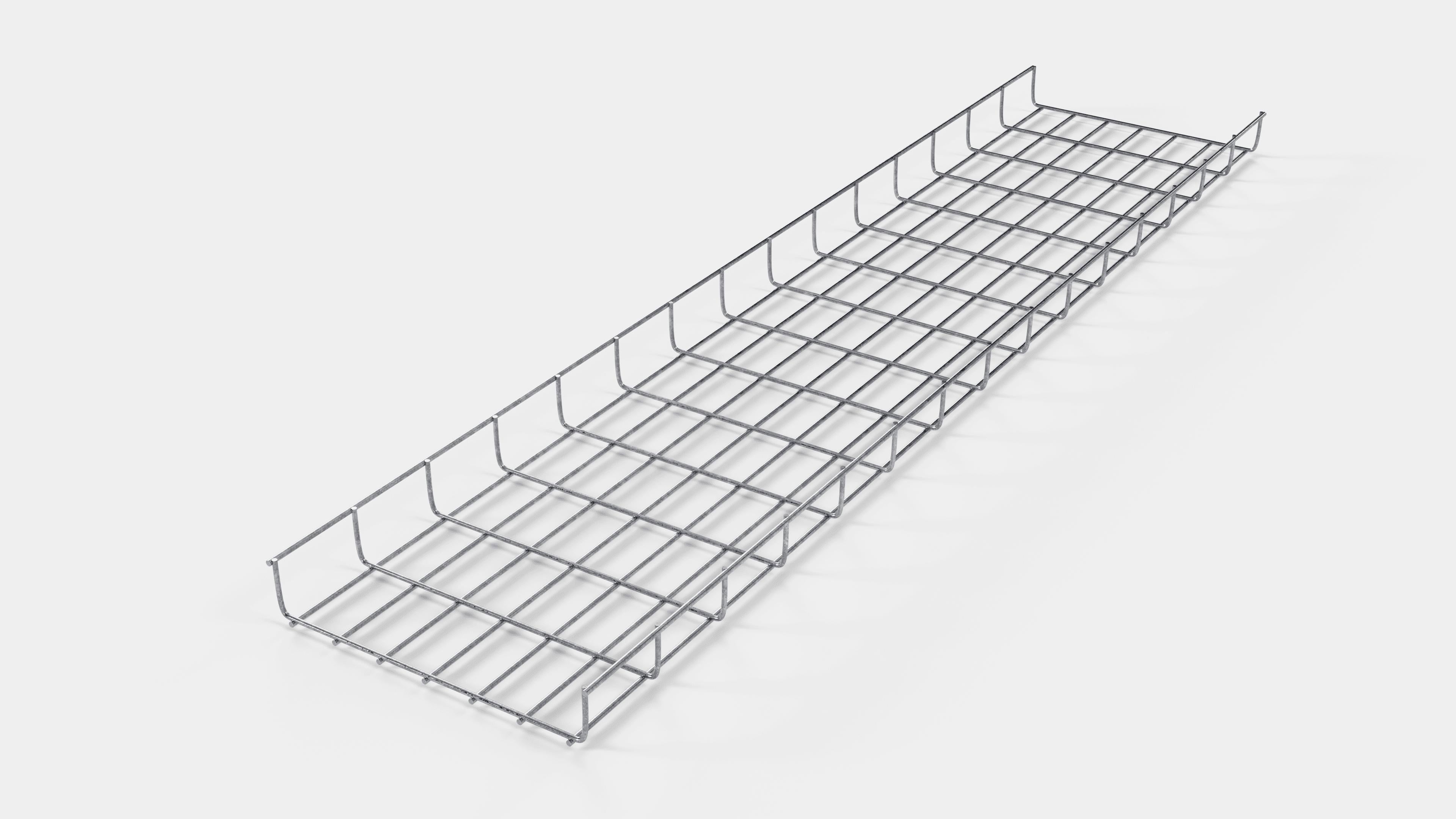 Cable duct length 29 cm, depth 5 cm, mesh size 5 x 10 cm 