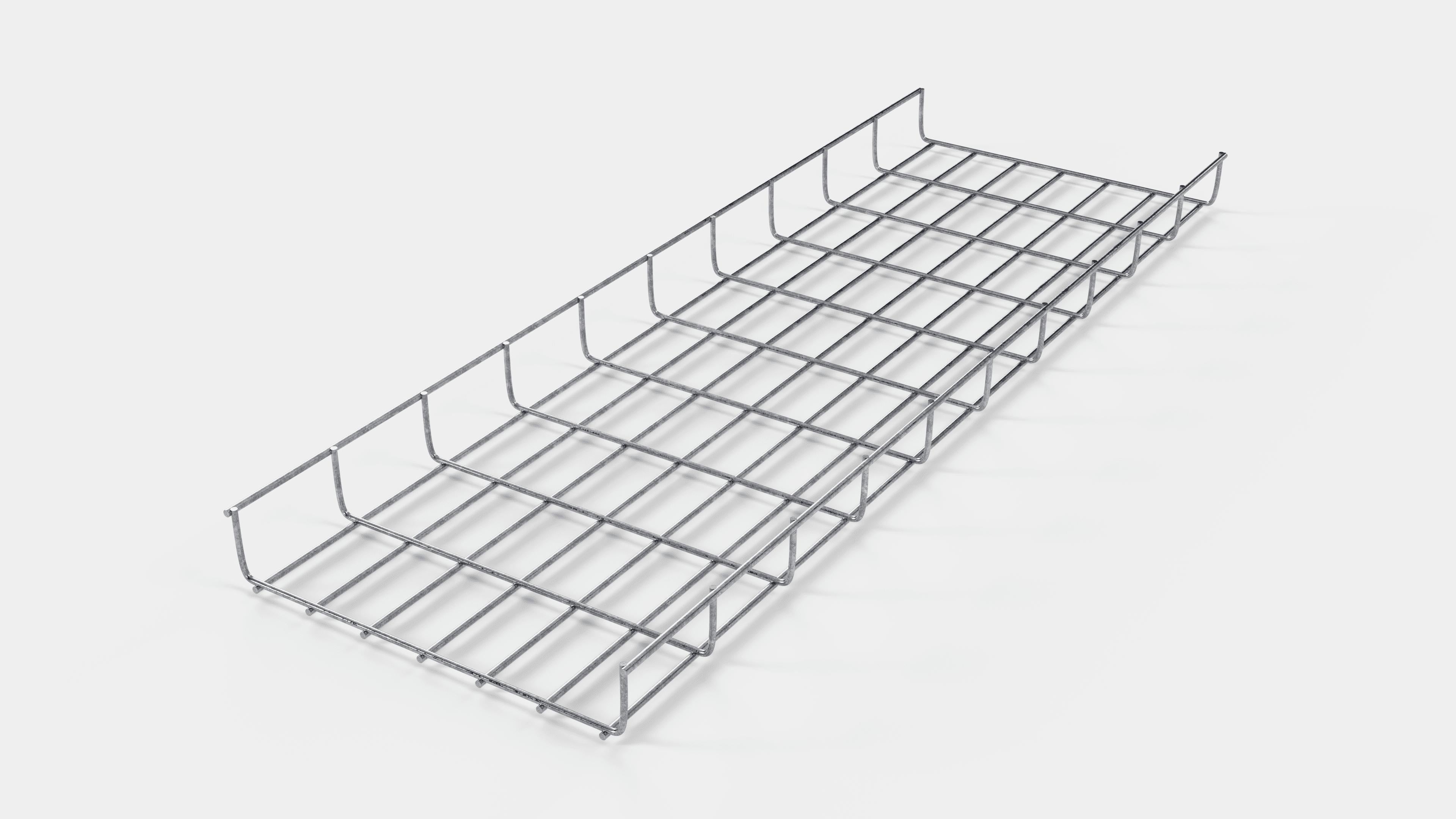 Cable duct length 29 cm, depth 5 cm, mesh size 5 x 10 cm 