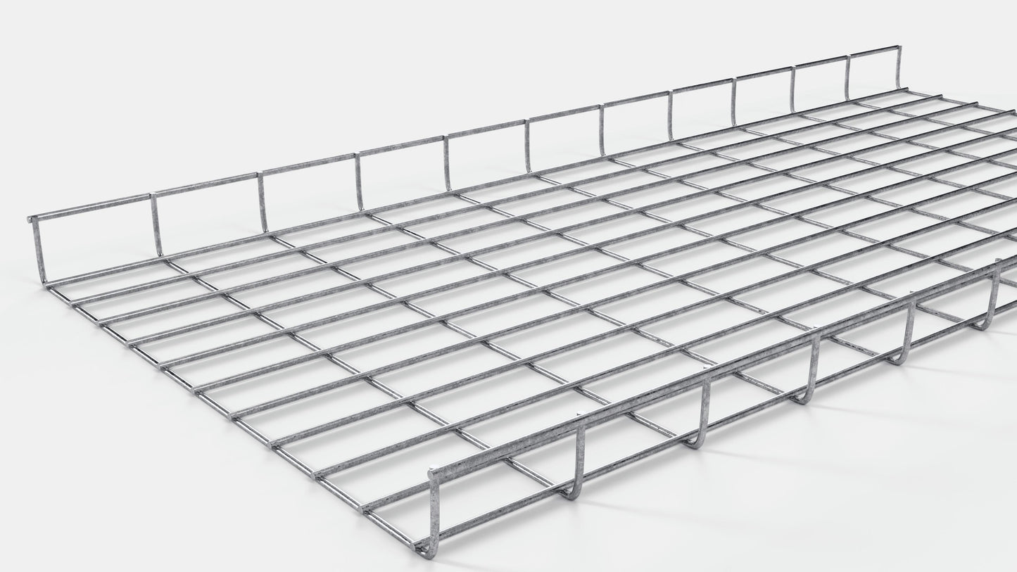 Canal para cables altura 110 cm, profundidad 5 cm, luz de malla 5 x 10 cm