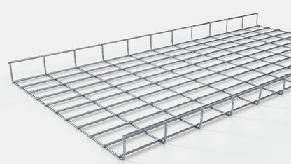 Canal para cables altura 110 cm, profundidad 5 cm, luz de malla 5 x 10 cm