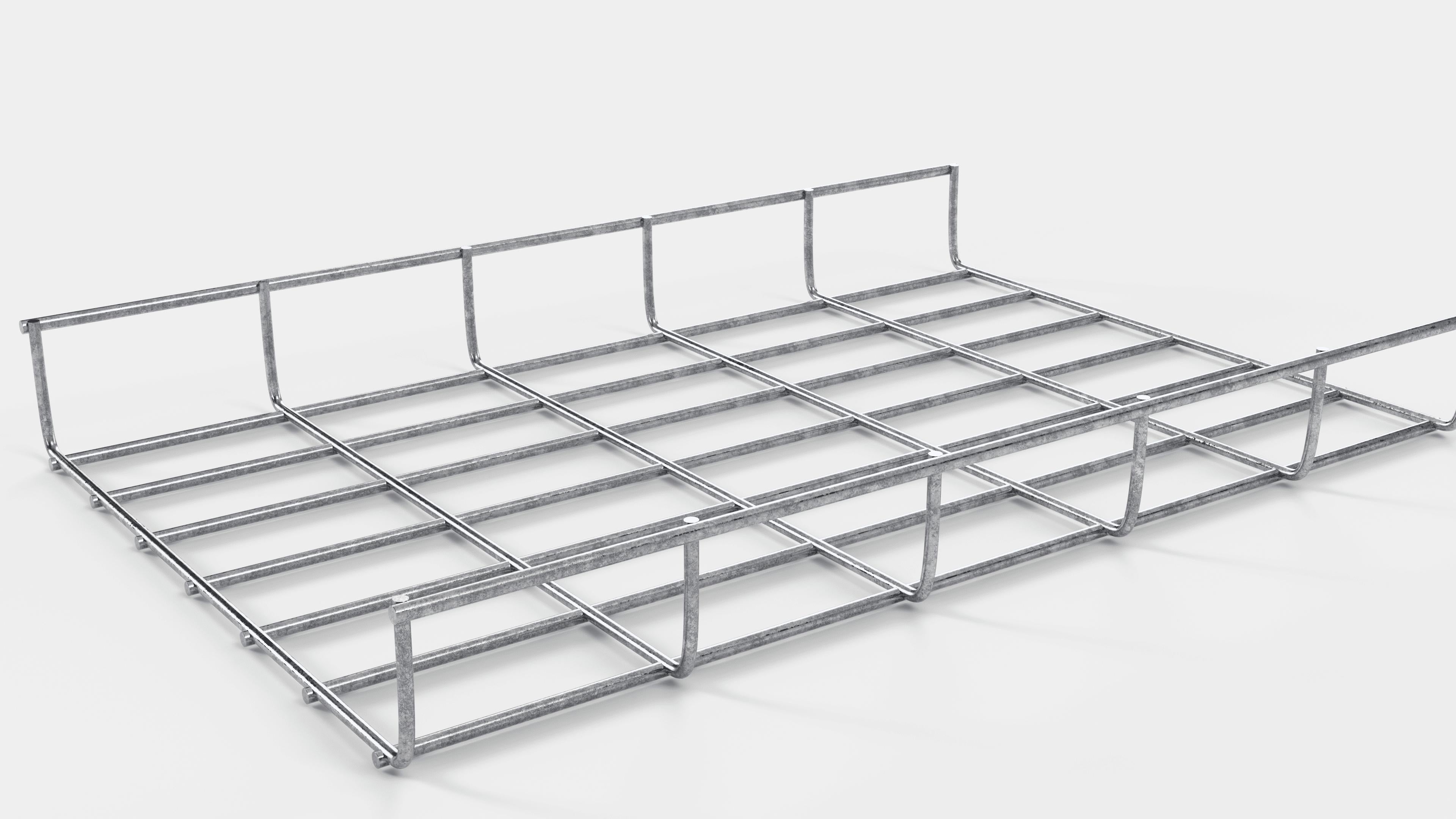 Cable duct length 29 cm, depth 5 cm, mesh size 5 x 10 cm 