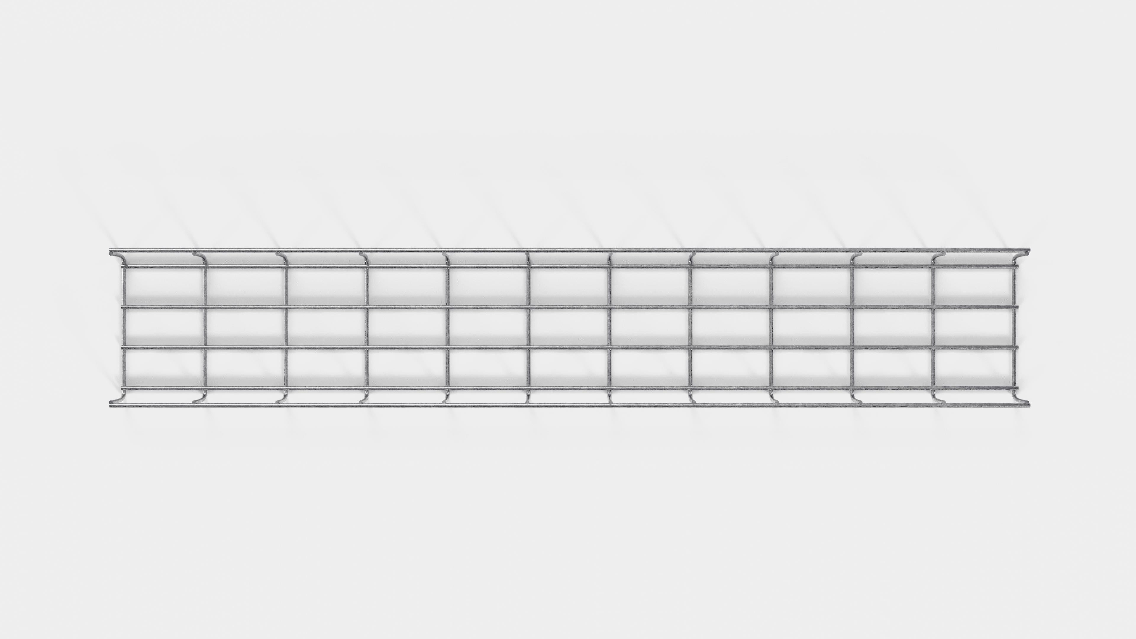 Altezza del traliccio 110 cm, profondità 5 cm, dimensione delle maglie 5 x 10 cm