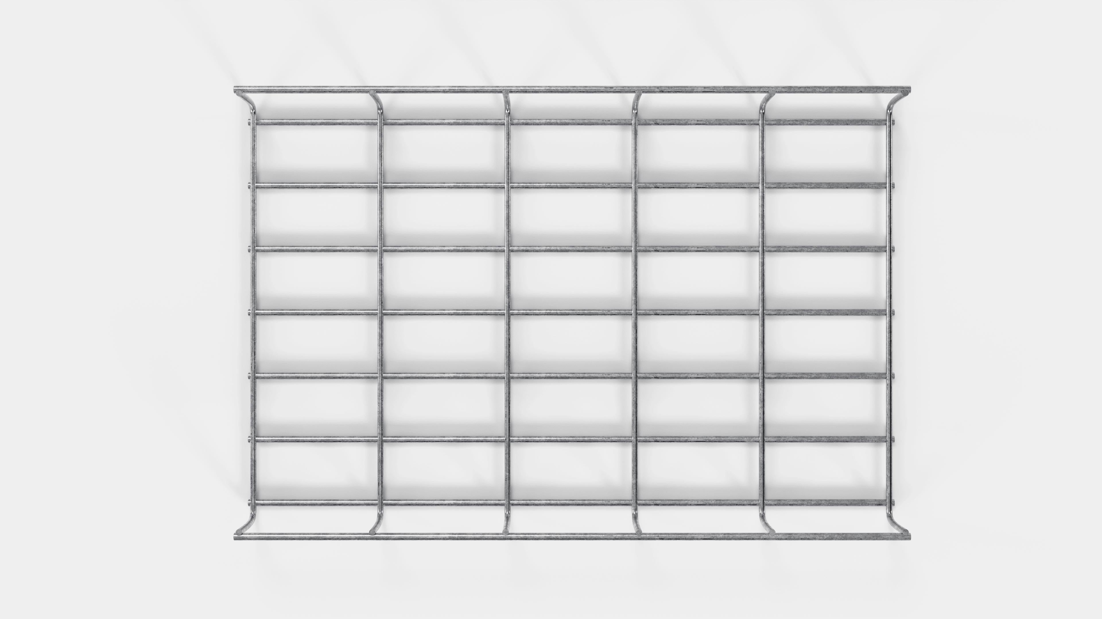 Cable duct length 29 cm, depth 5 cm, mesh size 5 x 10 cm 