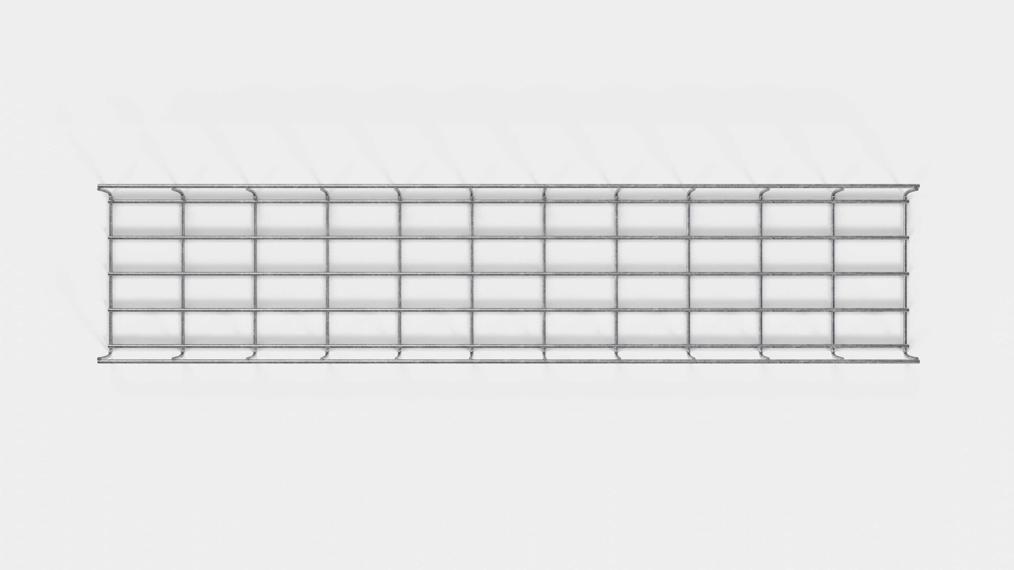 Altezza del traliccio 110 cm, profondità 5 cm, dimensione delle maglie 5 x 10 cm