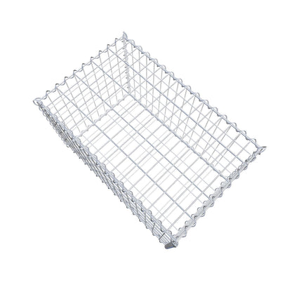 Gabion 80 cm x 50 cm x 50 cm (L x H x D), maskstorlek 5 cm x 10 cm, spiral
