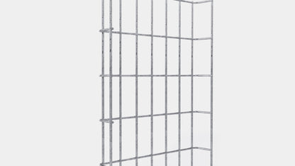 Chemin de câbles longueur 29 cm, profondeur 5 cm, mailles 5 x 10 cm