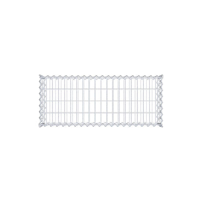 Gabion 100 cm x 20 cm x 40 cm (L x H x P), mailles 5 cm x 10 cm, spirale