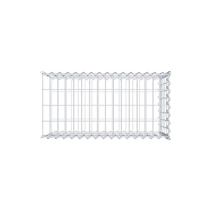 Gabião tipo 2 80 cm x 40 cm x 40 cm (C x A x P), malhagem 5 cm x 10 cm, espiral