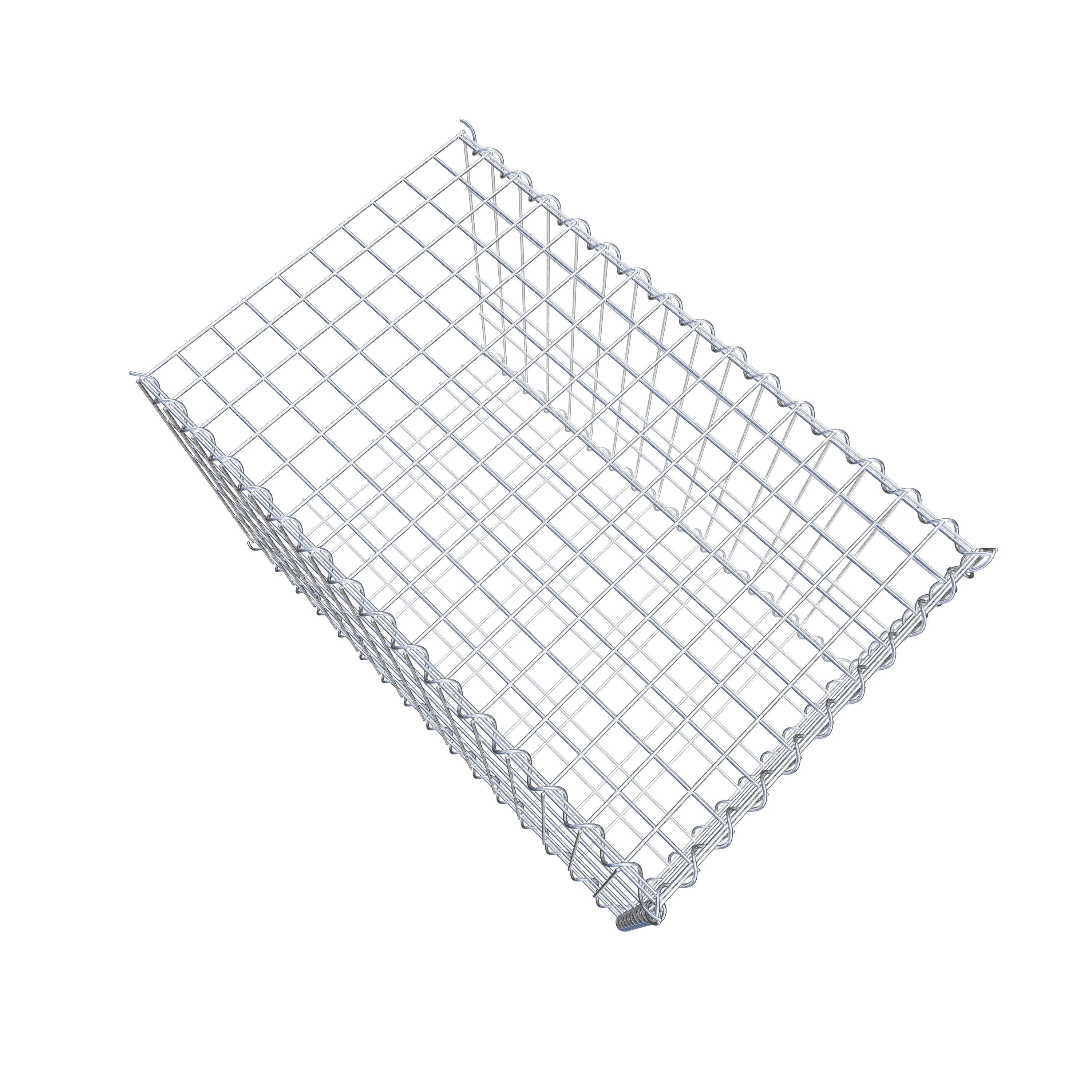 Opvokset gabion type 2 80 cm x 50 cm x 50 cm (L x H x D), maskestørrelse 5 cm x 10 cm, spiral