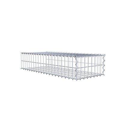 Extra gabion typ 2 100 cm x 20 cm x 40 cm (L x H x D), maskstorlek 5 cm x 10 cm, spiral