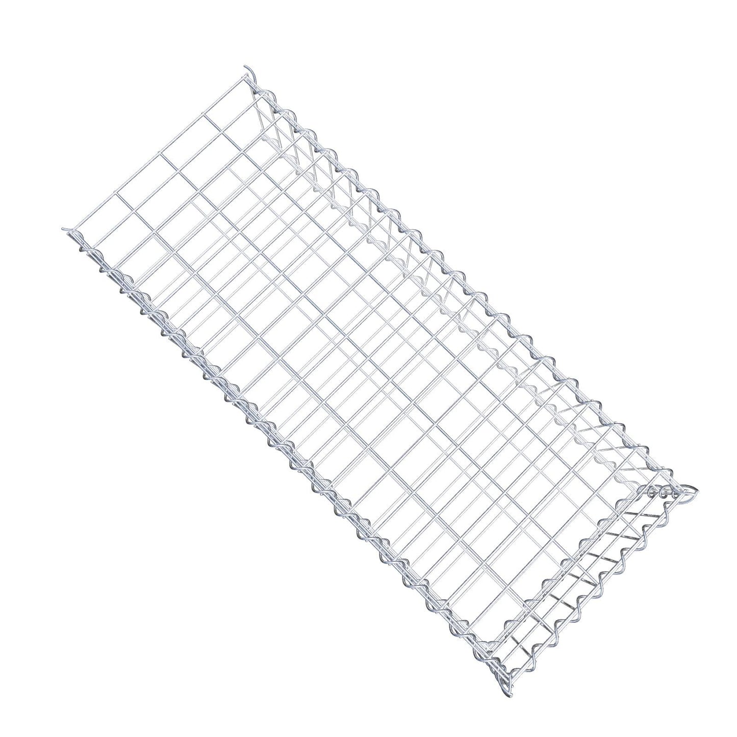 Extra gabion typ 2 100 cm x 20 cm x 40 cm (L x H x D), maskstorlek 5 cm x 10 cm, spiral