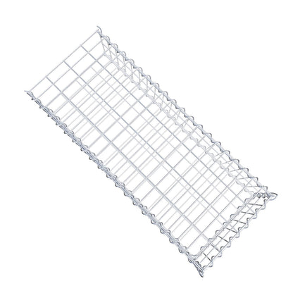 Extra gabion typ 2 100 cm x 20 cm x 40 cm (L x H x D), maskstorlek 5 cm x 10 cm, spiral