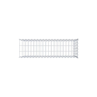 Gabião tipo 2 100 cm x 50 cm x 30 cm (C x A x P), malhagem 5 cm x 10 cm, espiral
