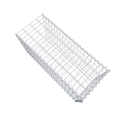 Grown-on gabion type 2 100 cm x 50 cm x 40 cm (L x H x D), mesh size 5 cm x 10 cm, spiral