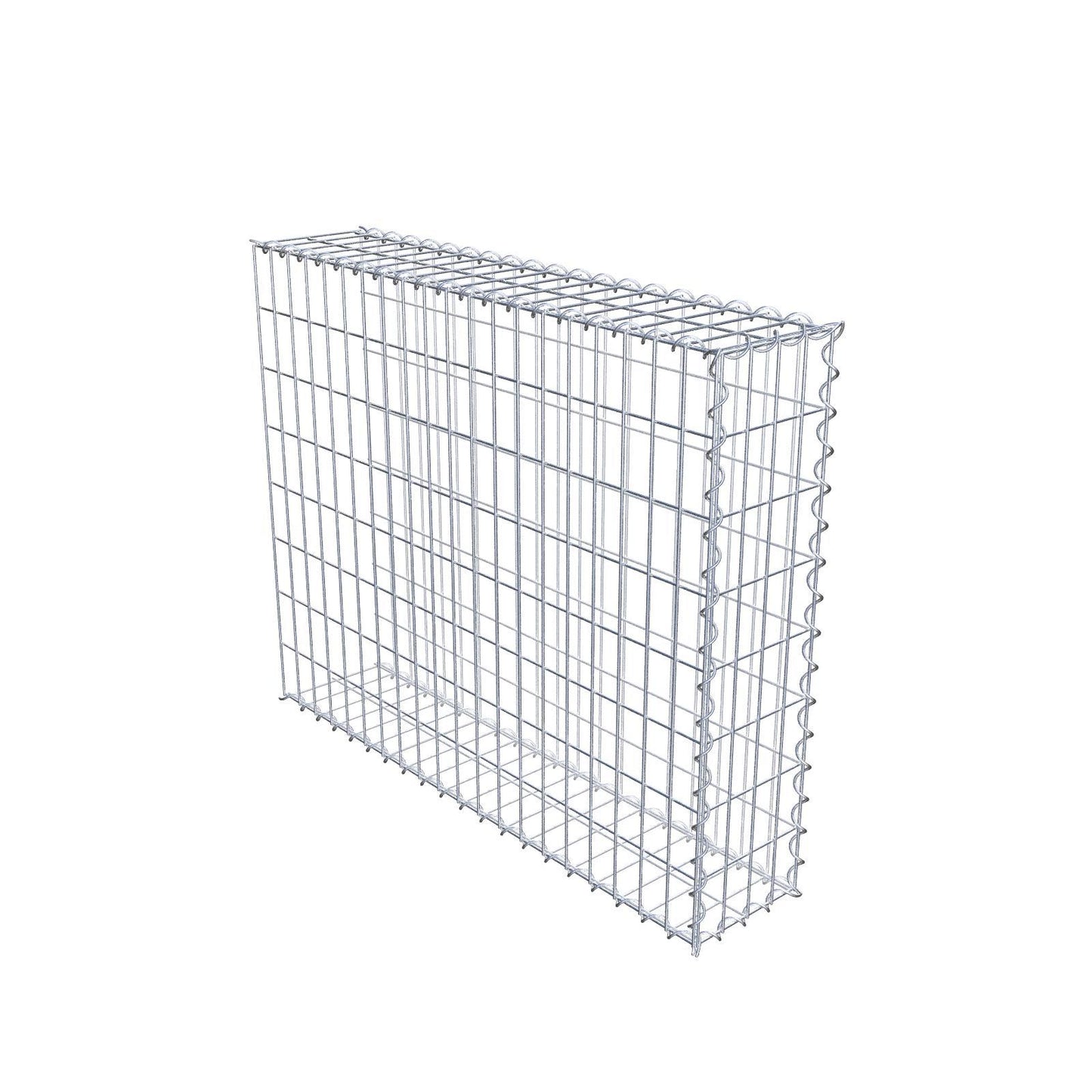 Add-on schanskorf type 2 100 cm x 80 cm x 20 cm (L x H x D), maaswijdte 5 cm x 10 cm, spiraalvormig