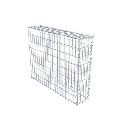 Add-on schanskorf type 2 100 cm x 80 cm x 20 cm (L x H x D), maaswijdte 5 cm x 10 cm, spiraalvormig