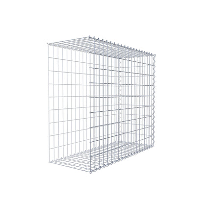 Gabião tipo 2 100 cm x 90 cm x 40 cm (C x A x P), malhagem 5 cm x 10 cm, espiral