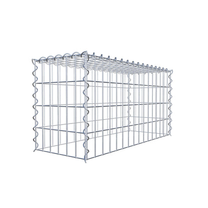 Gabion rapporté type 3 80 cm x 40 cm x 30 cm (L x H x P), mailles 5 cm x 10 cm, spirale