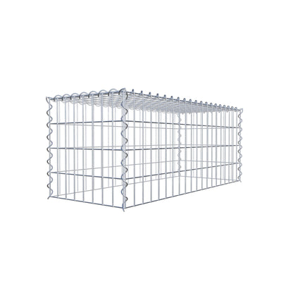 Gabião tipo 3 100 cm x 40 cm x 40 cm (C x A x P), malhagem 5 cm x 10 cm, espiral