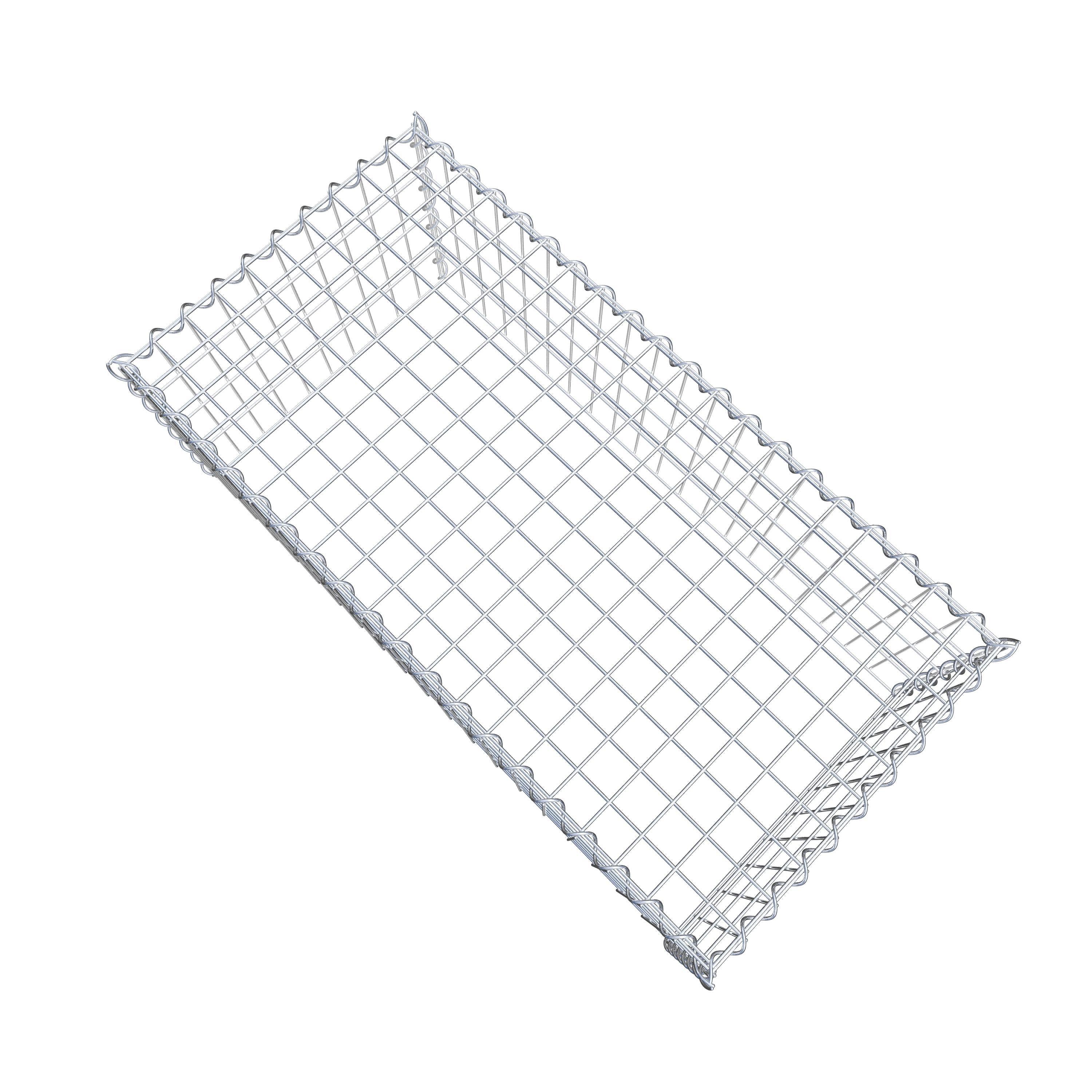 Extra gabion typ 3 100 cm x 40 cm x 50 cm (L x H x D), maskstorlek 5 cm x 10 cm, spiral