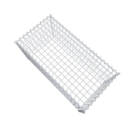 Opvokset gabion type 3 100 cm x 50 cm x 50 cm (L x H x D), maskestørrelse 5 cm x 10 cm, spiral