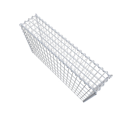 Gabion rapporté type 3 100 cm x 60 cm x 20 cm (L x H x P), mailles 5 cm x 10 cm, spirale