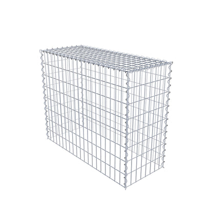 Gabion rapporté type 3 100 cm x 80 cm x 40 cm (L x H x P), mailles 5 cm x 10 cm, spirale