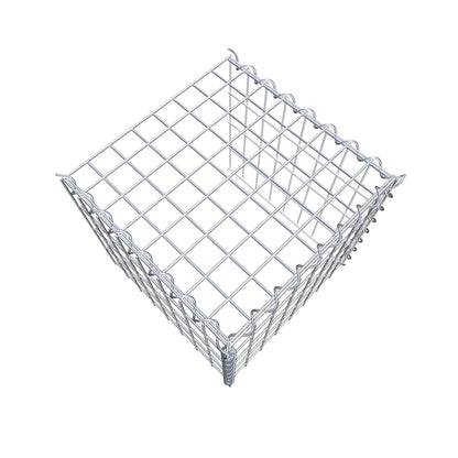 Grown-on gabion type 4 40 cm x 40 cm x 40 cm (L x H x D), mesh size 5 cm x 10 cm, spiral