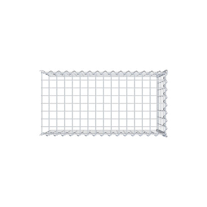 Opvokset gabion type 4 80 cm x 40 cm x 40 cm (L x H x D), maskestørrelse 5 cm x 10 cm, spiral