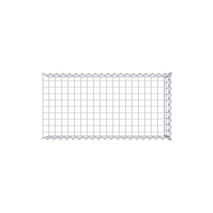 Grown-on gabion type 4 100 cm x 30 cm x 50 cm (L x H x D), mesh size 5 cm x 10 cm, spiral