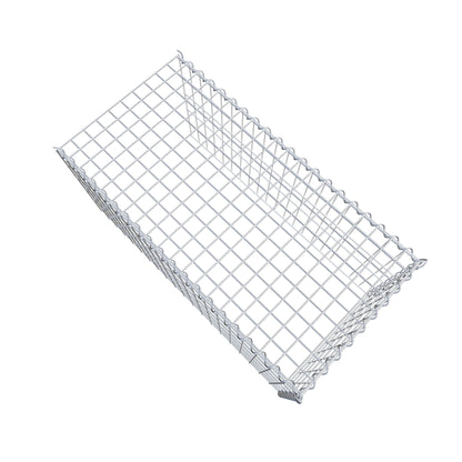 Grown-on gabion type 4 100 cm x 50 cm x 50 cm (L x H x D), mesh size 5 cm x 10 cm, spiral