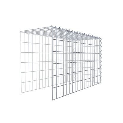 Extra gabion typ 4 100 cm x 60 cm x 40 cm (L x H x D), maskstorlek 5 cm x 10 cm, spiral