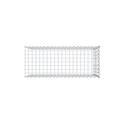 Extra gabion typ 4 100 cm x 60 cm x 40 cm (L x H x D), maskstorlek 5 cm x 10 cm, spiral