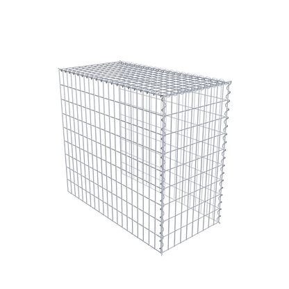 Extra gabion typ 4 100 cm x 90 cm x 50 cm (L x H x D), maskstorlek 5 cm x 10 cm, spiral