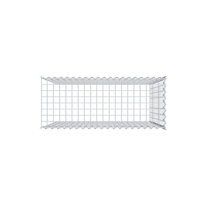 Gavión complementario tipo 4 100 cm x 100 cm x 40 cm (L x A x P), malla 5 cm x 10 cm, espiral