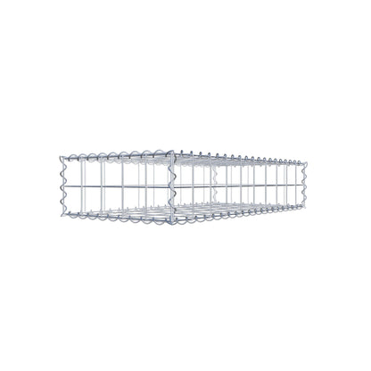 Gabion 100 cm x 20 cm x 50 cm (L x H x P), mailles 10 cm x 10 cm, spirale