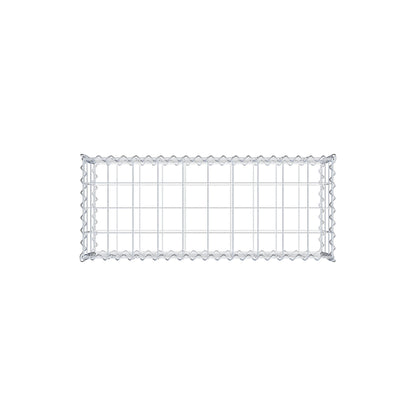 Gavión 100 cm x 30 cm x 40 cm (largo x alto x fondo), malla 10 cm x 10 cm, en espiral