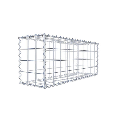 Gabion 100 cm x 40 cm x 30 cm (L x H x D), maskestørrelse 10 cm x 10 cm, spiral
