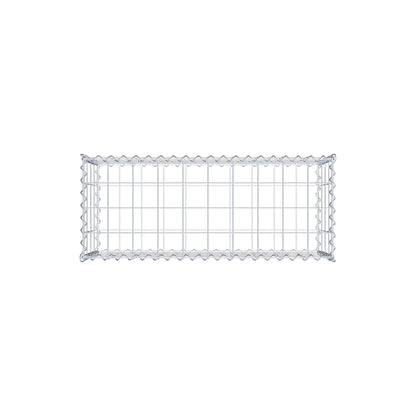 Gabbione 100 cm x 40 cm x 40 cm (L x H x P), maglia 10 cm x 10 cm, spirale