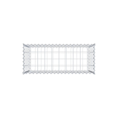 Gabion 100 cm x 60 cm x 40 cm (L x H x D), maskestørrelse 10 cm x 10 cm, spiral