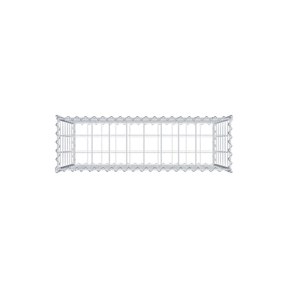Gabione 100 cm x 70 cm x 30 cm (L x H x T), Maschenweite 10 cm x 10 cm, Spirale