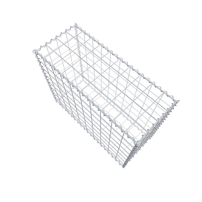 Gabion 100 cm x 80 cm x 40 cm (L x H x P), mailles 10 cm x 10 cm, spirale